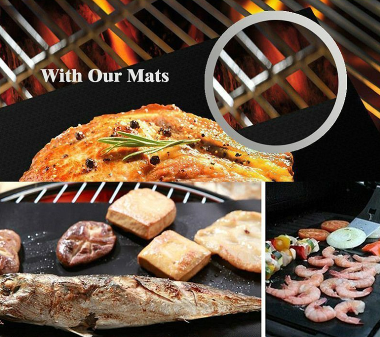 Non-Stick BBQ Grill Mats-EchoDecor
