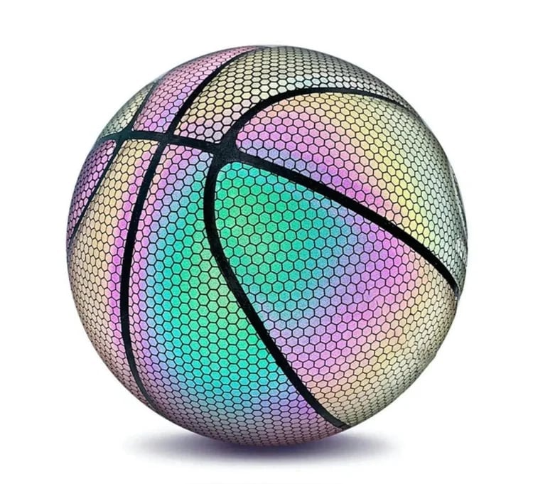 (💝Christmas Sale 50% OFF!!)-HOLOGRAPHIC REFLECTIVE GLOWING BASKETBALL-EchoDecor