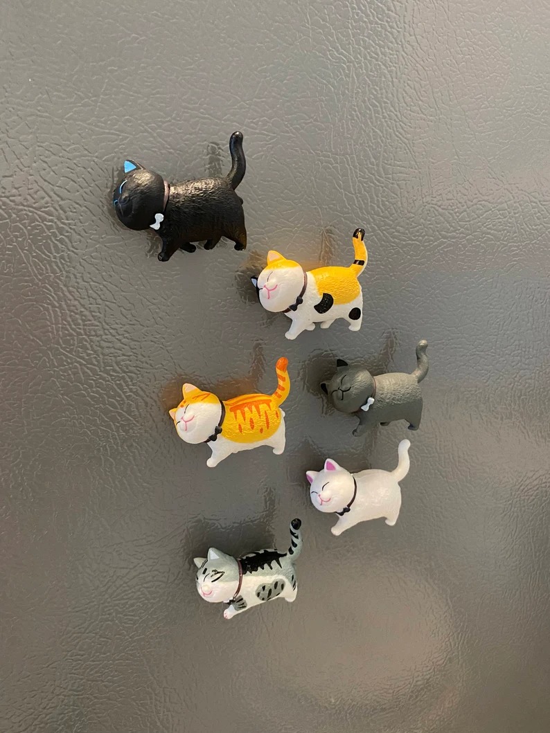 🐱 Cute Handmade Cat Lover Refrigerator Magnets-EchoDecor