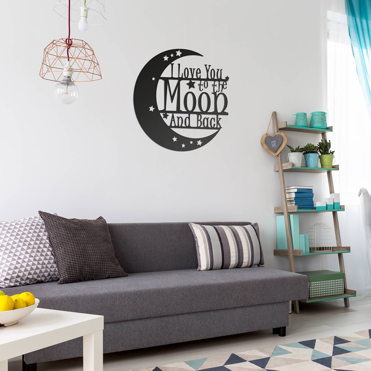 Love You To The Moon Wall Art - 2nd Ed-EchoDecor