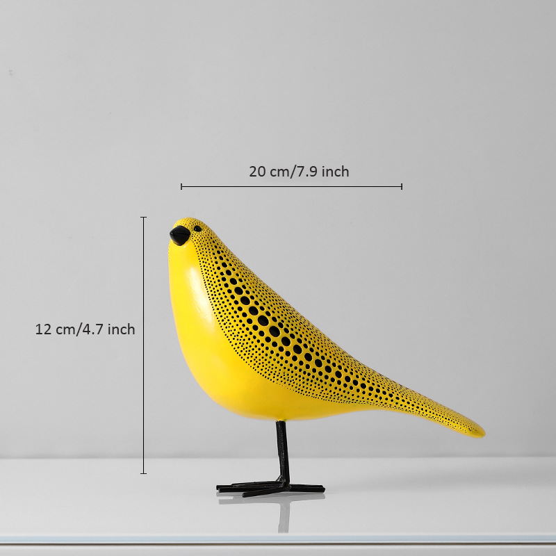 Yayoi Kusama Wave Point Pumpk Abstract Statue Ornaments-EchoDecor