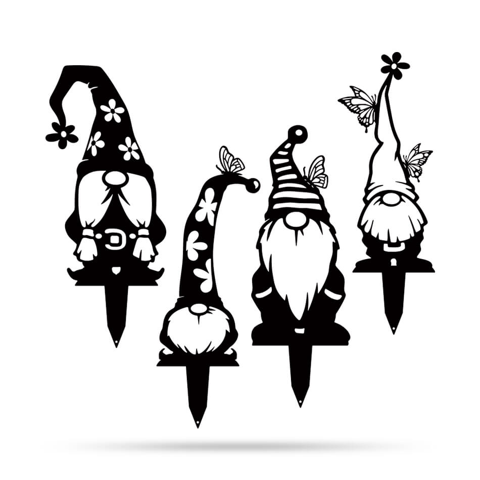 Garden Art - Gnomes 4 Pack-EchoDecor