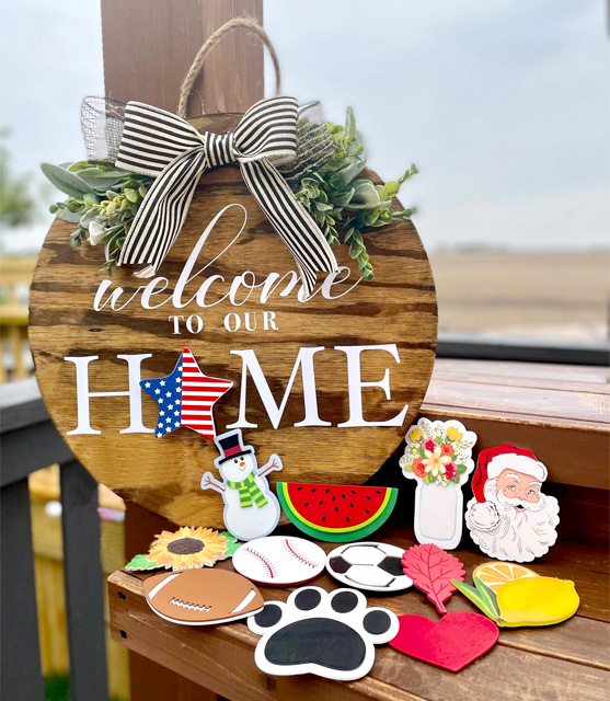 Interchangeable Door Sign-EchoDecor