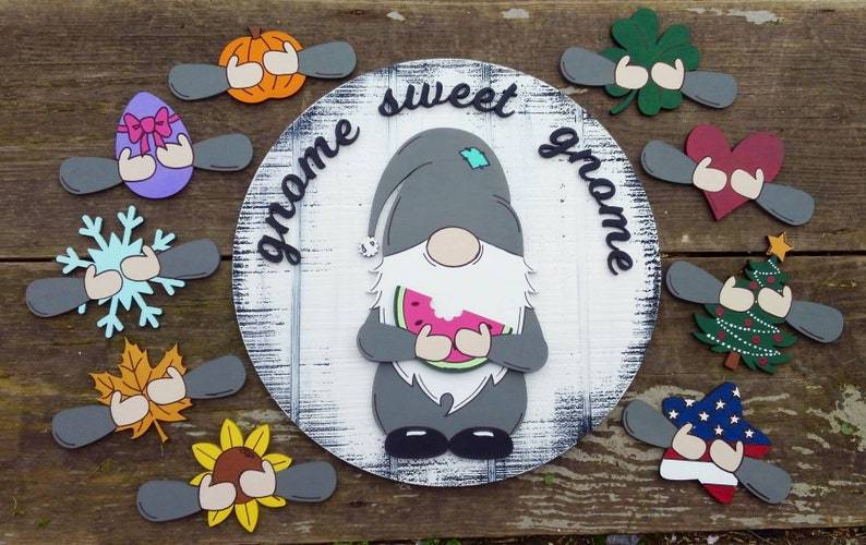  Interchangeable Door Signs-EchoDecor