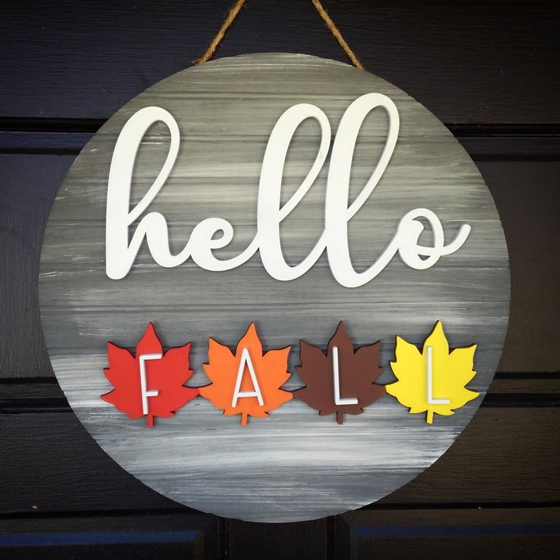 Seasonal interchangeable door hanger-EchoDecor
