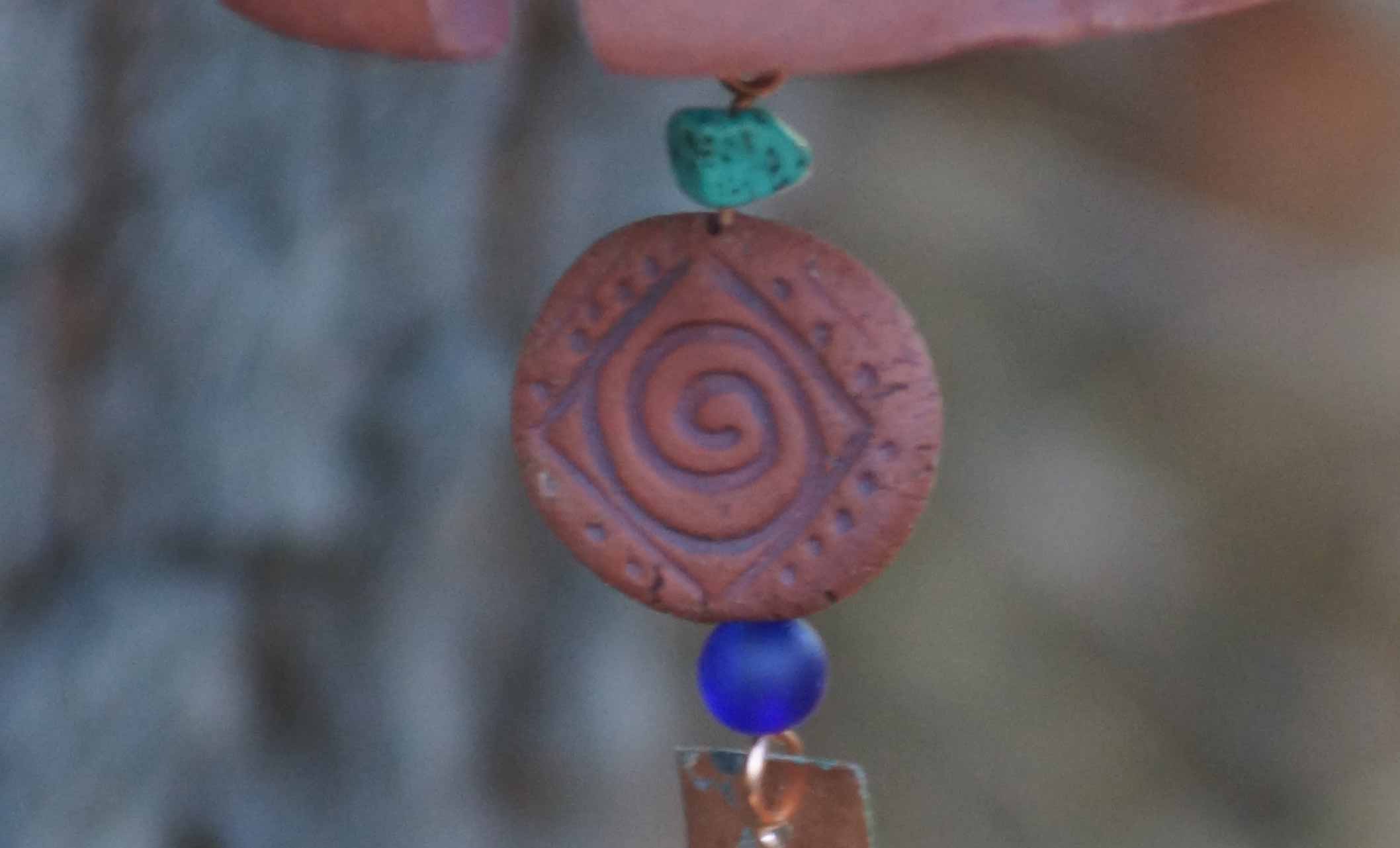 Handmade Ceramic Wind Chime-EchoDecor