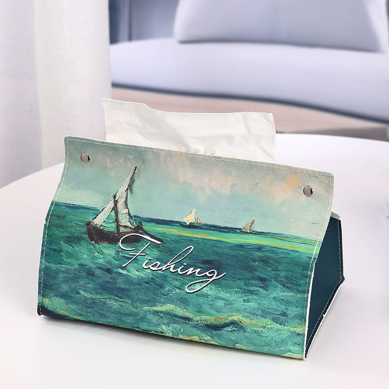 🎄New Year Sale- Oil Painting Tissue Box-EchoDecor