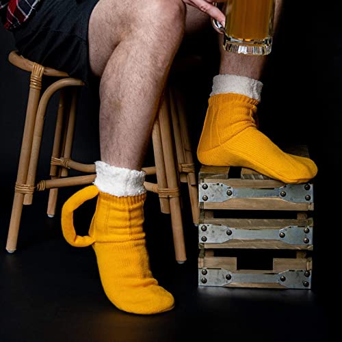 🍺Hand Knit 3D Beer Mug Socks-🤣Funny Gift🎁-EchoDecor