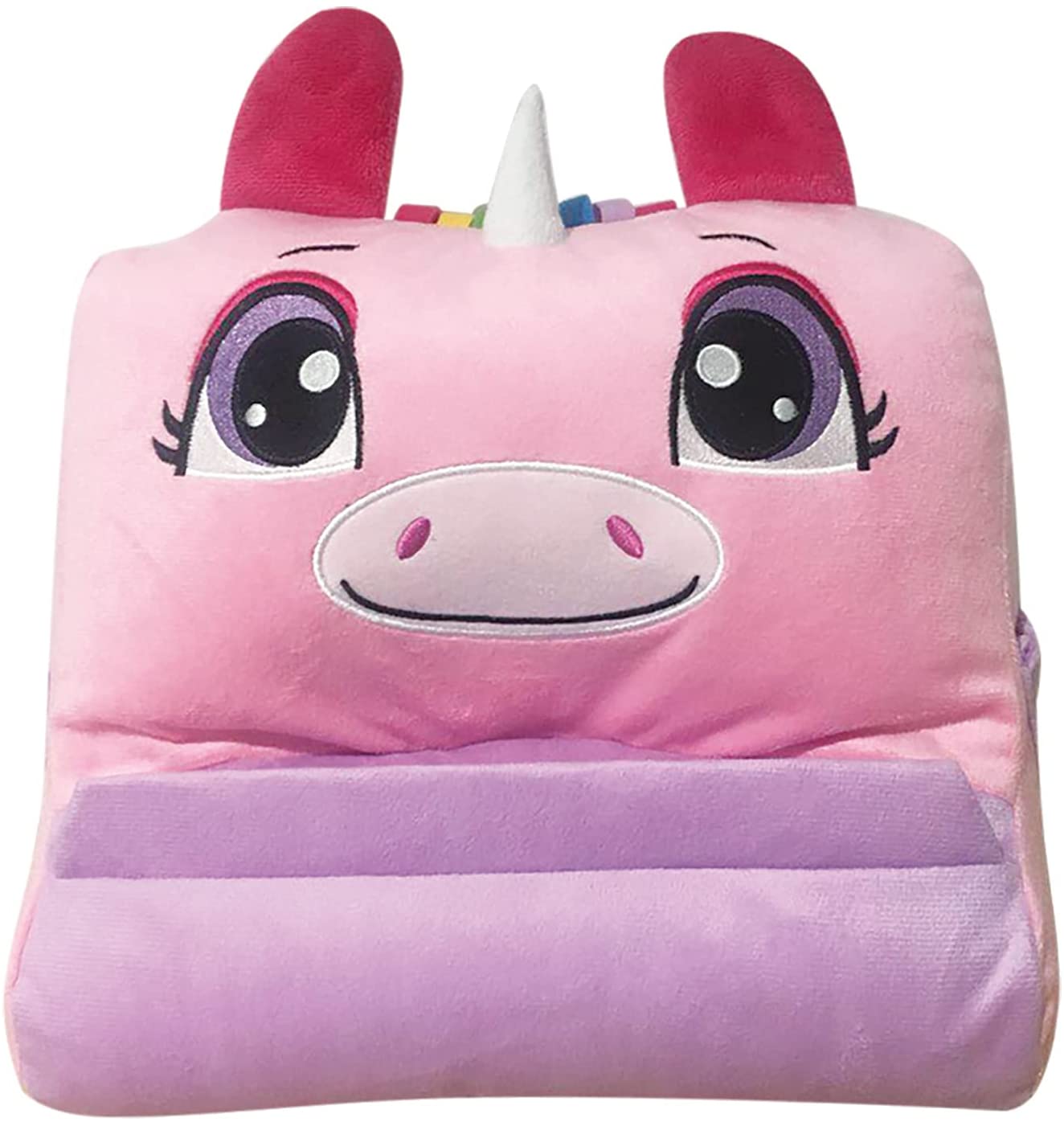 Plush Play Pillow - with Built in Shelf for Devices or Books-EchoDecor