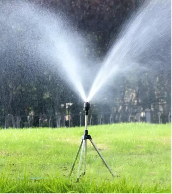 💦Stainless Steel Rotary Irrigation Tripod Telescopic Support Sprinkler-EchoDecor
