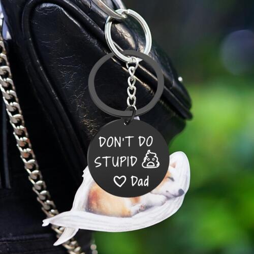 😜Funny Keychain--"Don't Do Stupid Things Personalized"-EchoDecor