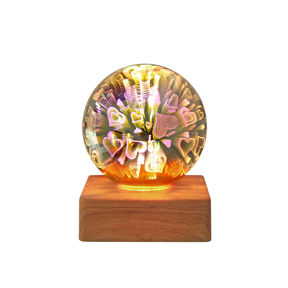🌟Colorful LED Crystal Ball Night Lamp-EchoDecor