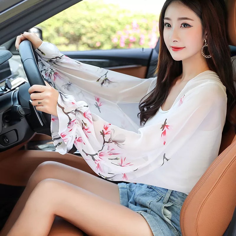 🔥2023 Summer Hot Sale-Driving/Traveling UV-Protective Shawl For Ladies-EchoDecor