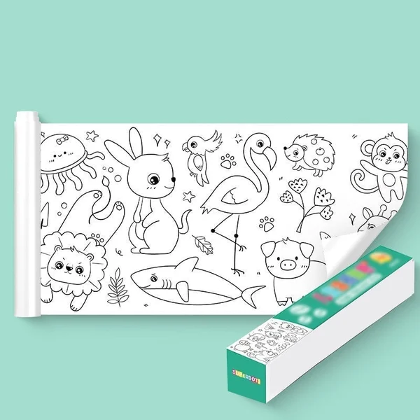🎁The best gift for kids-49% OFF🔥Children's Drawing Roll-EchoDecor