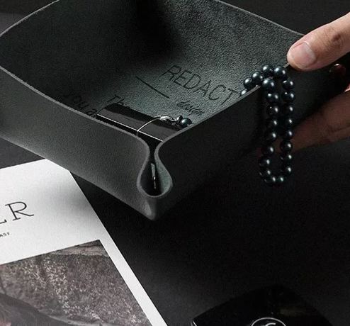 💝 Leather Valet Tray-EchoDecor