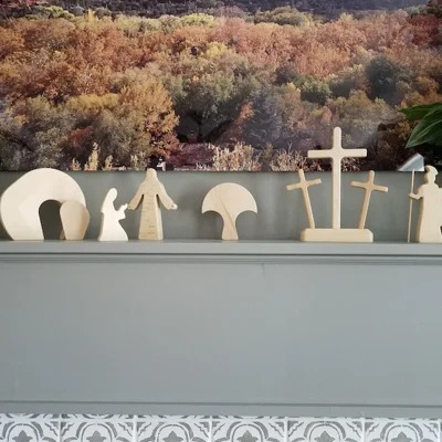 🔥Easter Hot Sale 50% OFF🔥 Jesus Tomb-Easter Scene Wooden Decoration-EchoDecor