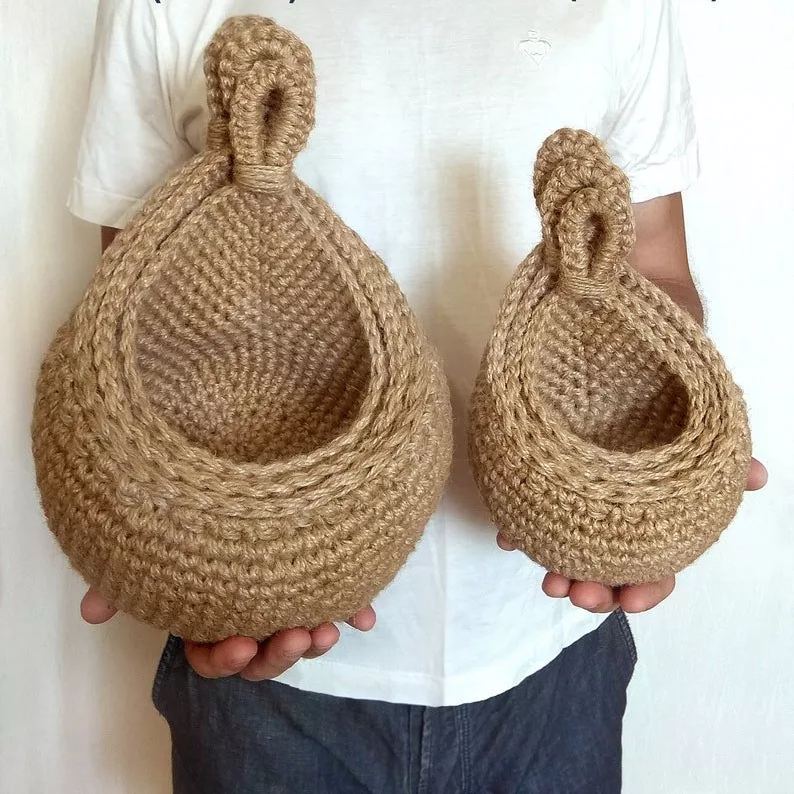 Hanging Wall Vegetable Fruit Baskets-EchoDecor