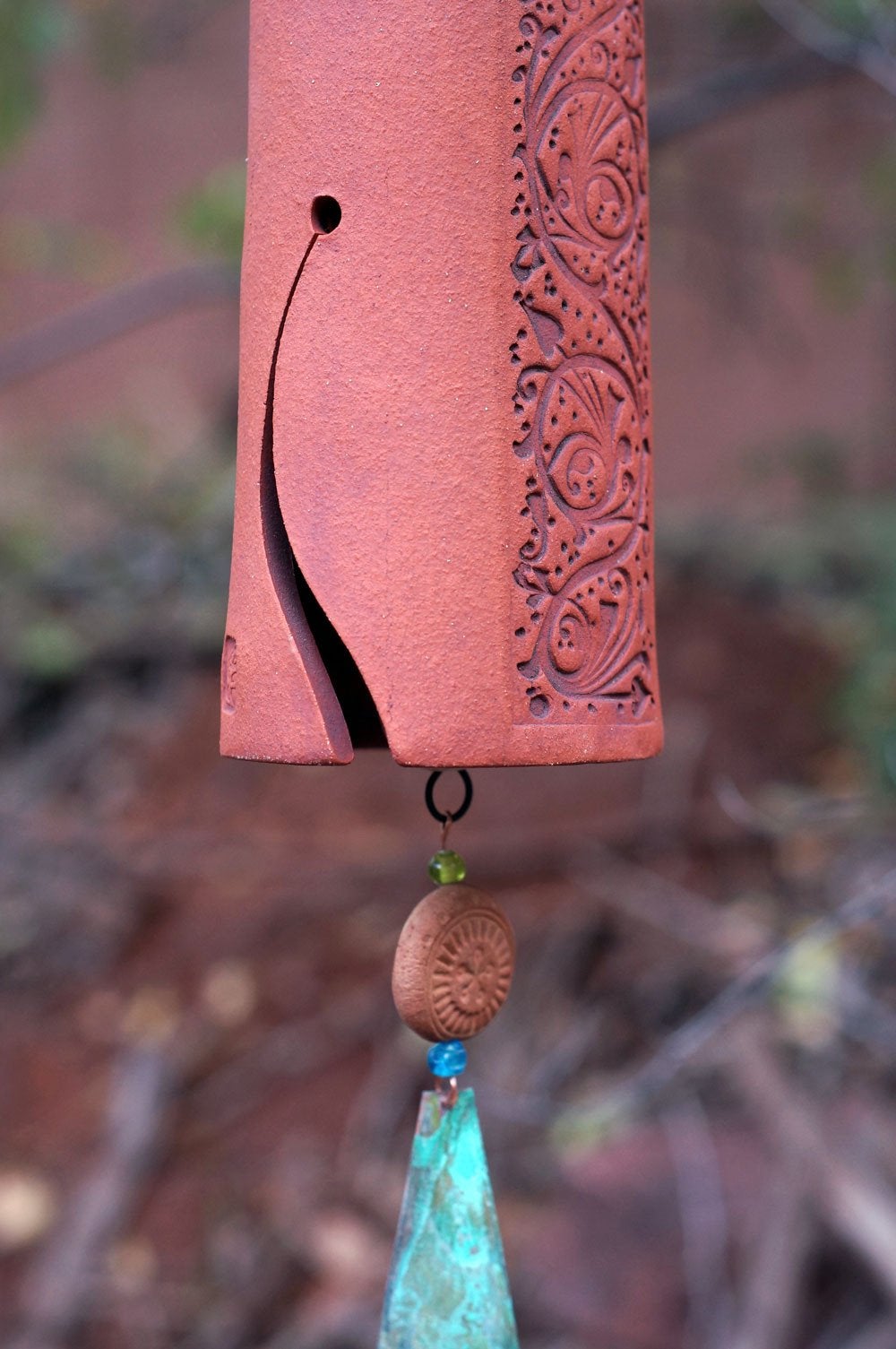 Handmade Ceramic Wind Chime-EchoDecor