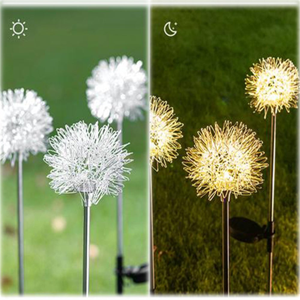 2 Pack Solar Dandelion Garden Lights-EchoDecor