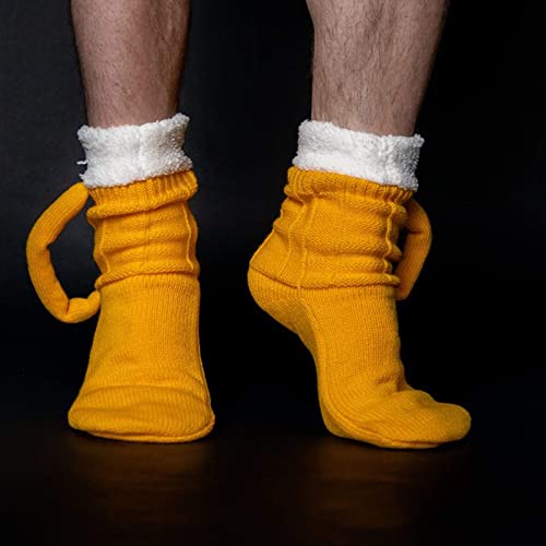 🍺Hand Knit 3D Beer Mug Socks-🤣Funny Gift🎁-EchoDecor