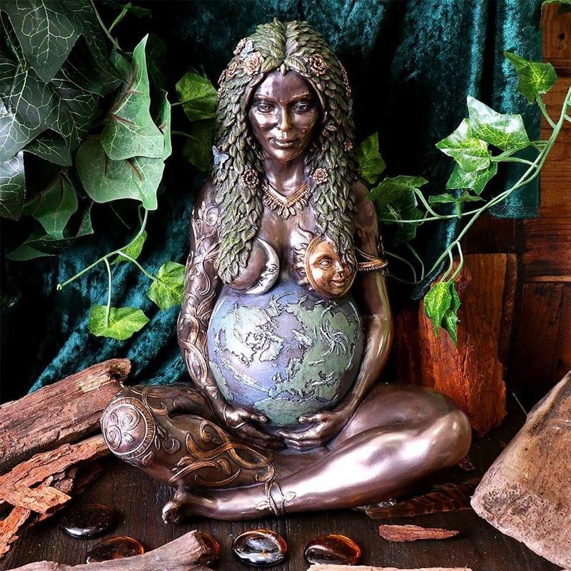 Mother Earth Goddess Statue-EchoDecor