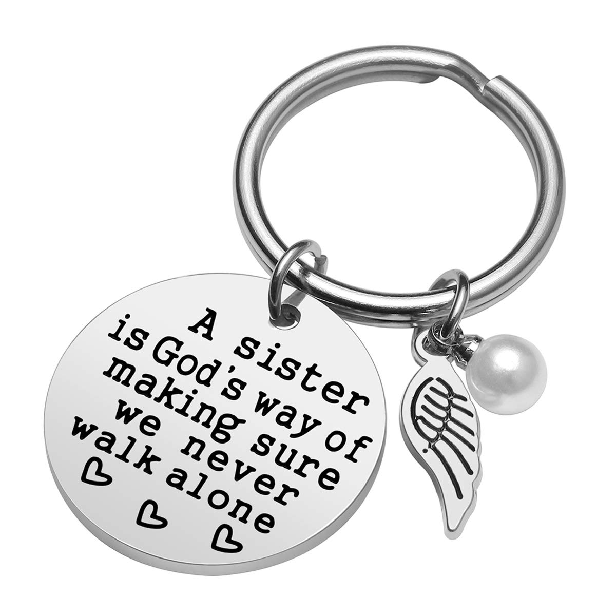 A Love Note From Sister Keychain❤-EchoDecor