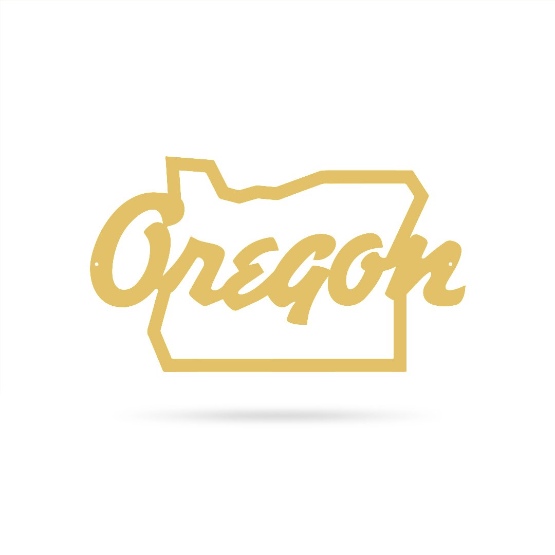 Oregon Metal Wall Art
