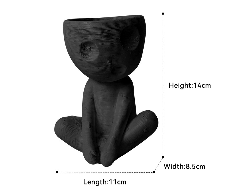 Kodama Planter Cute Japanese Tree Spirits-EchoDecor