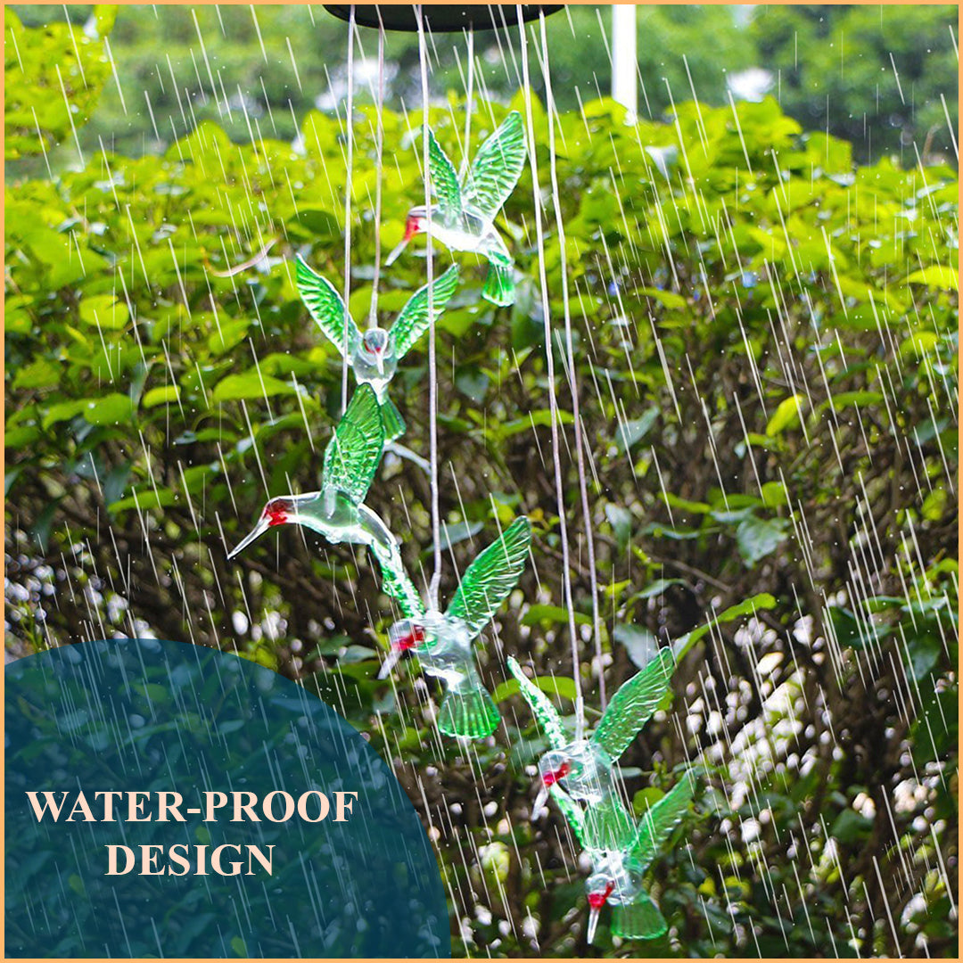 🐦🐦Solar Hummingbirds Chime-EchoDecor