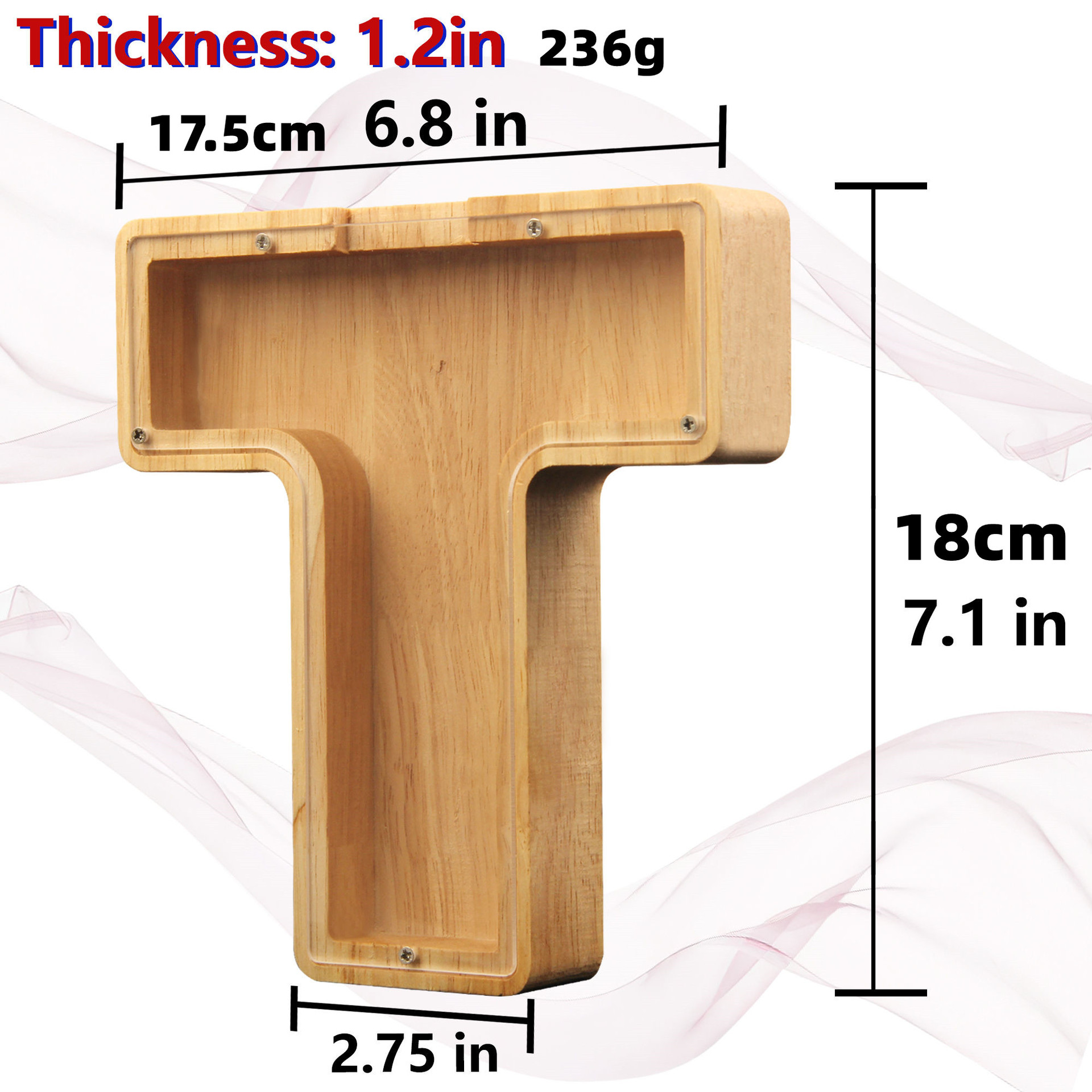 🔥 Last Day Promotion - Piggy Bank-Wood Gift For Kids-EchoDecor