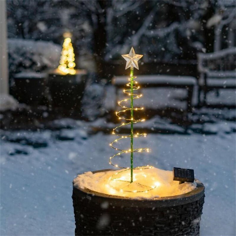 (💝Christmas Pre Sale 50% OFF!!)-Solar Christmas Tree LED String Lights-EchoDecor