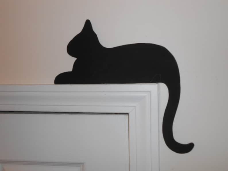 🐱 Wood Cat Door Topper-EchoDecor