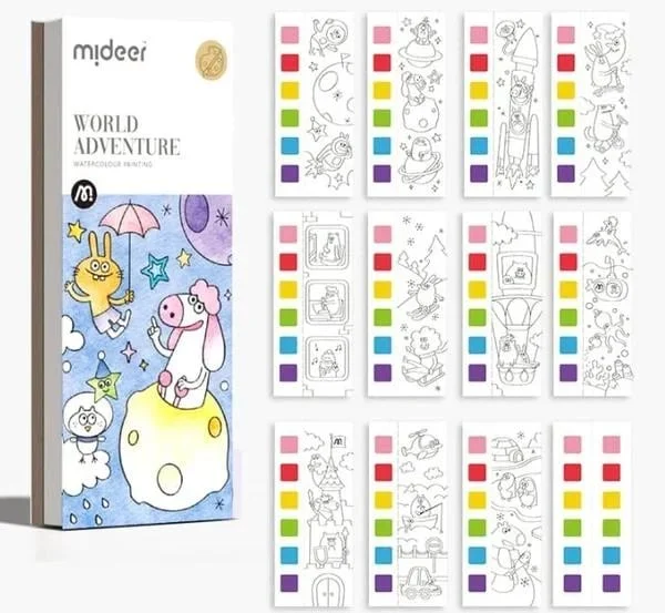 🎄Early Christma Hot Sale-Pocket Watercolor Painting Book-EchoDecor