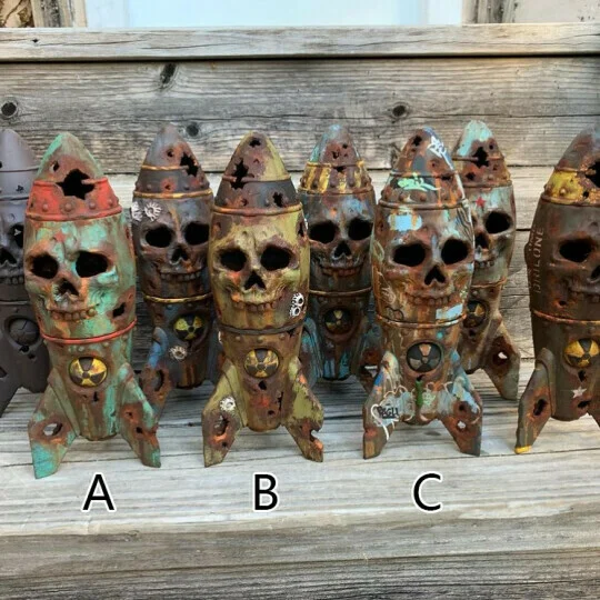 🔥LAST DAY PROMOTION 50% OFF🔥The Skull Bomb - Small Nuclear Warhead Decor☠️-EchoDecor