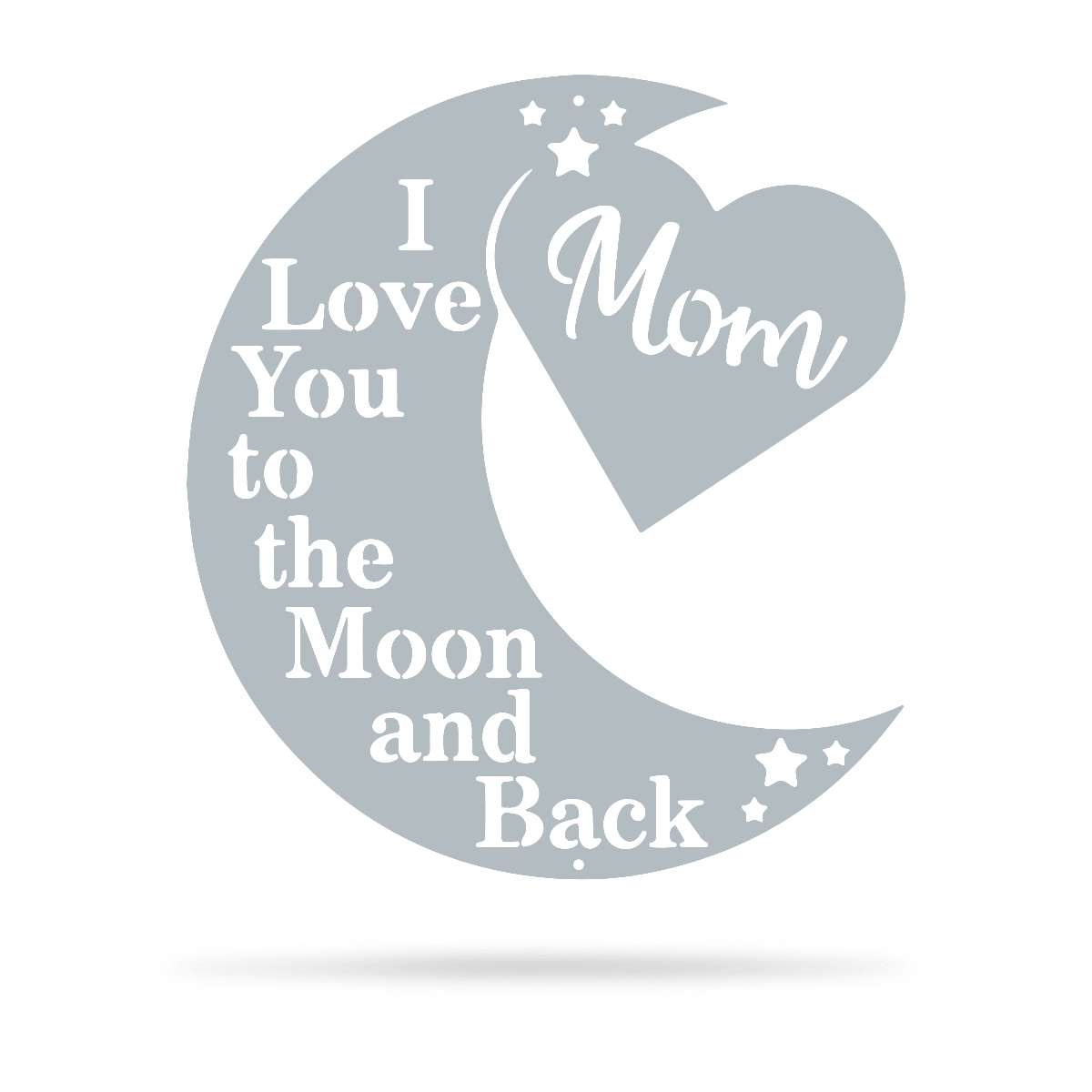 Love You To The Moon Wall Art - Mom Ltd-EchoDecor
