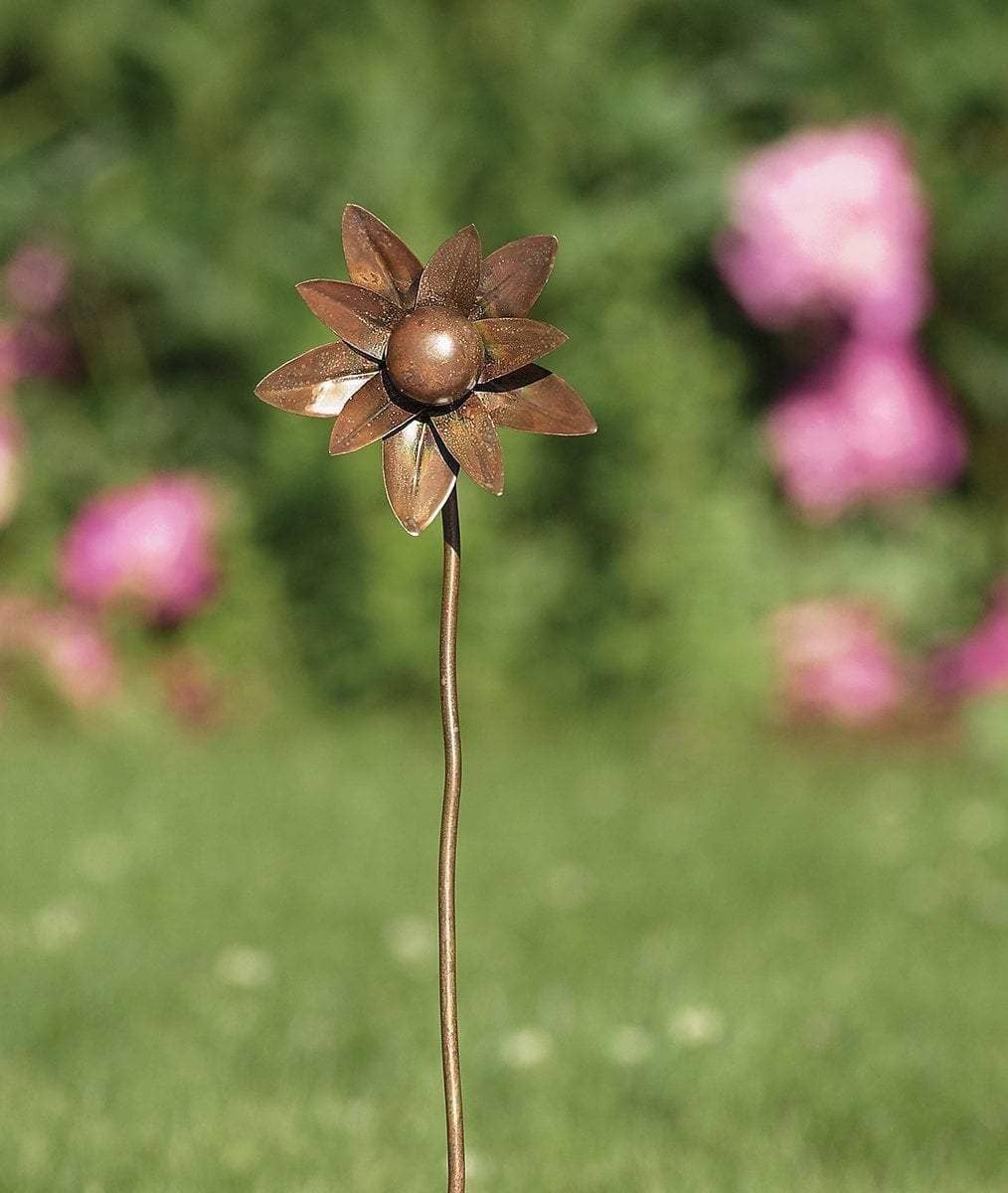 Dahlia Flower Wind Spinner 4"-Etcy Decor