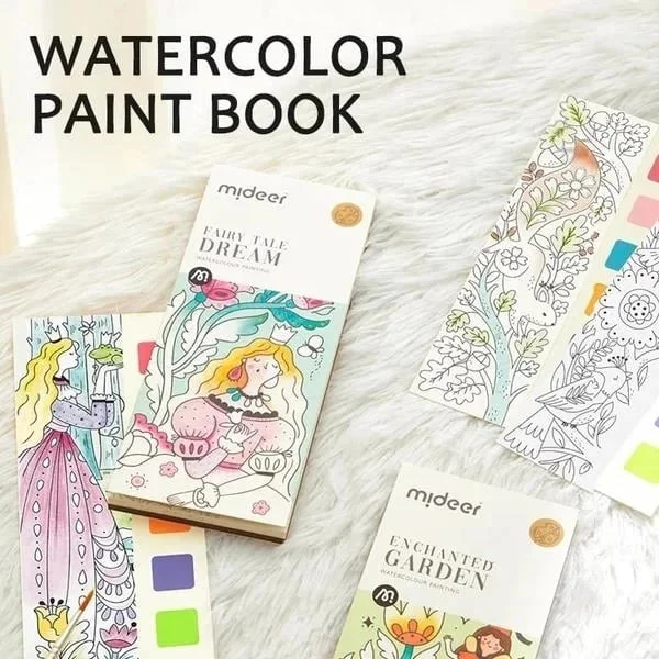 🎄Early Christma Hot Sale-Pocket Watercolor Painting Book-EchoDecor