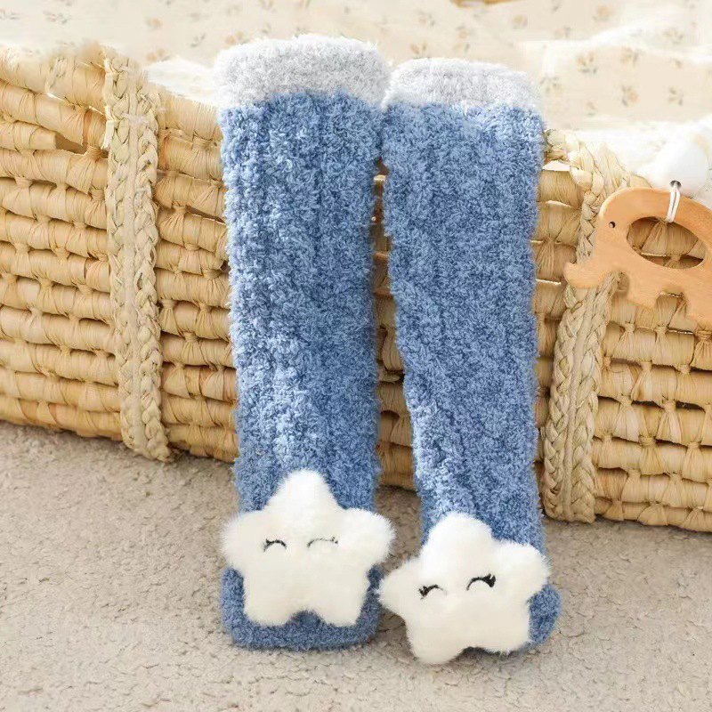 🎁3D Baby Winter Fluffy Fuzzy Slipper Socks-EchoDecor