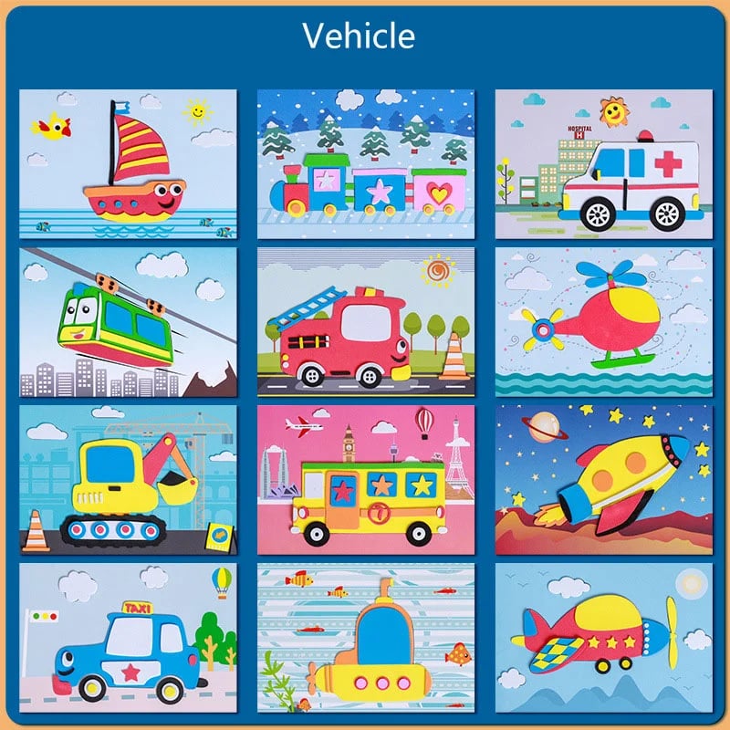 🔥LAST DAY 50% OFF-Cartoon EVA Sticker Toys - BUY 2 FREE SHIPPING-EchoDecor