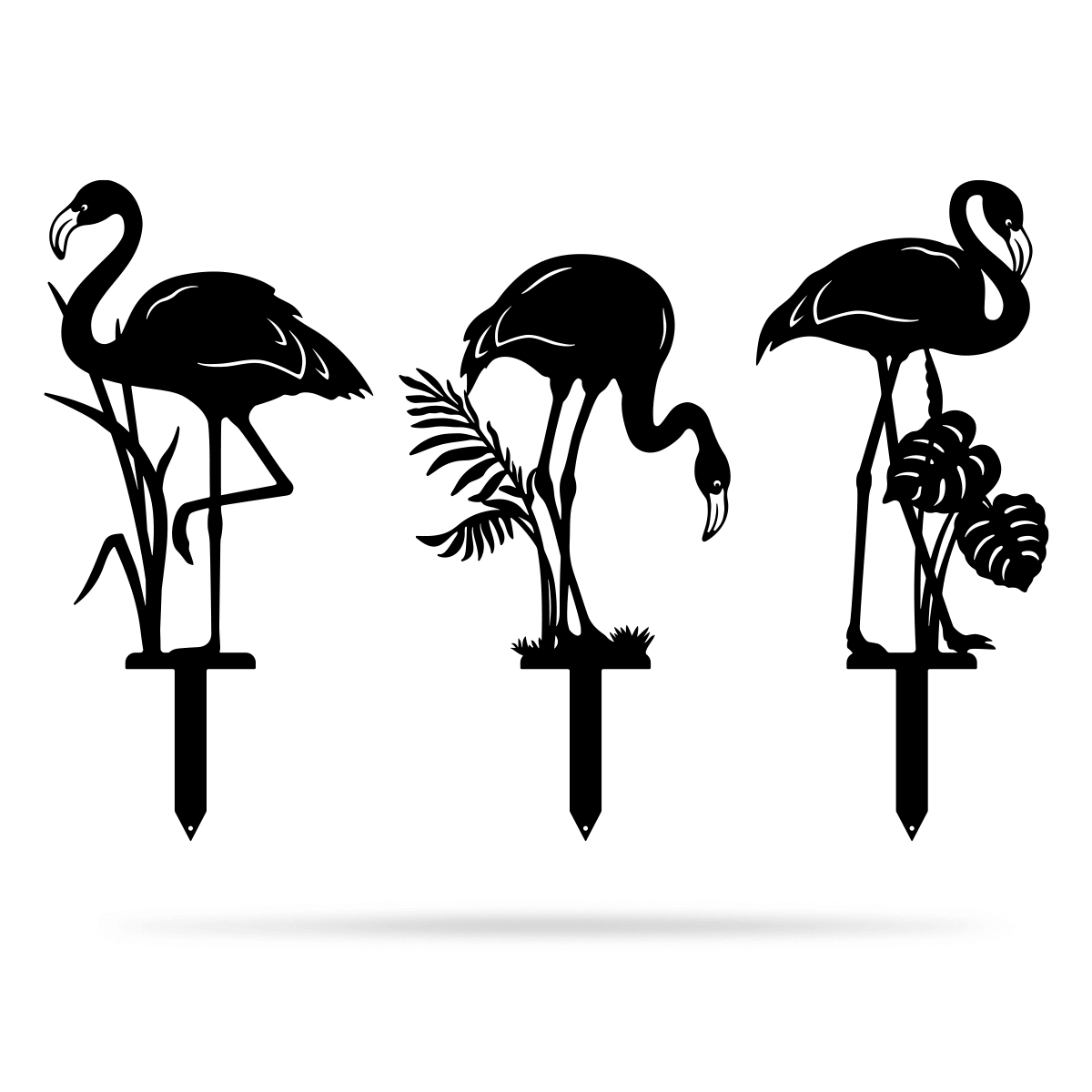 Garden Art - Flamingo 3 Pack-Etcy Decor
