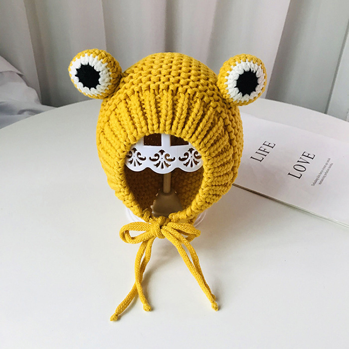 🐸Froggy Knitted Crochet Beanie Gift🎁-EchoDecor