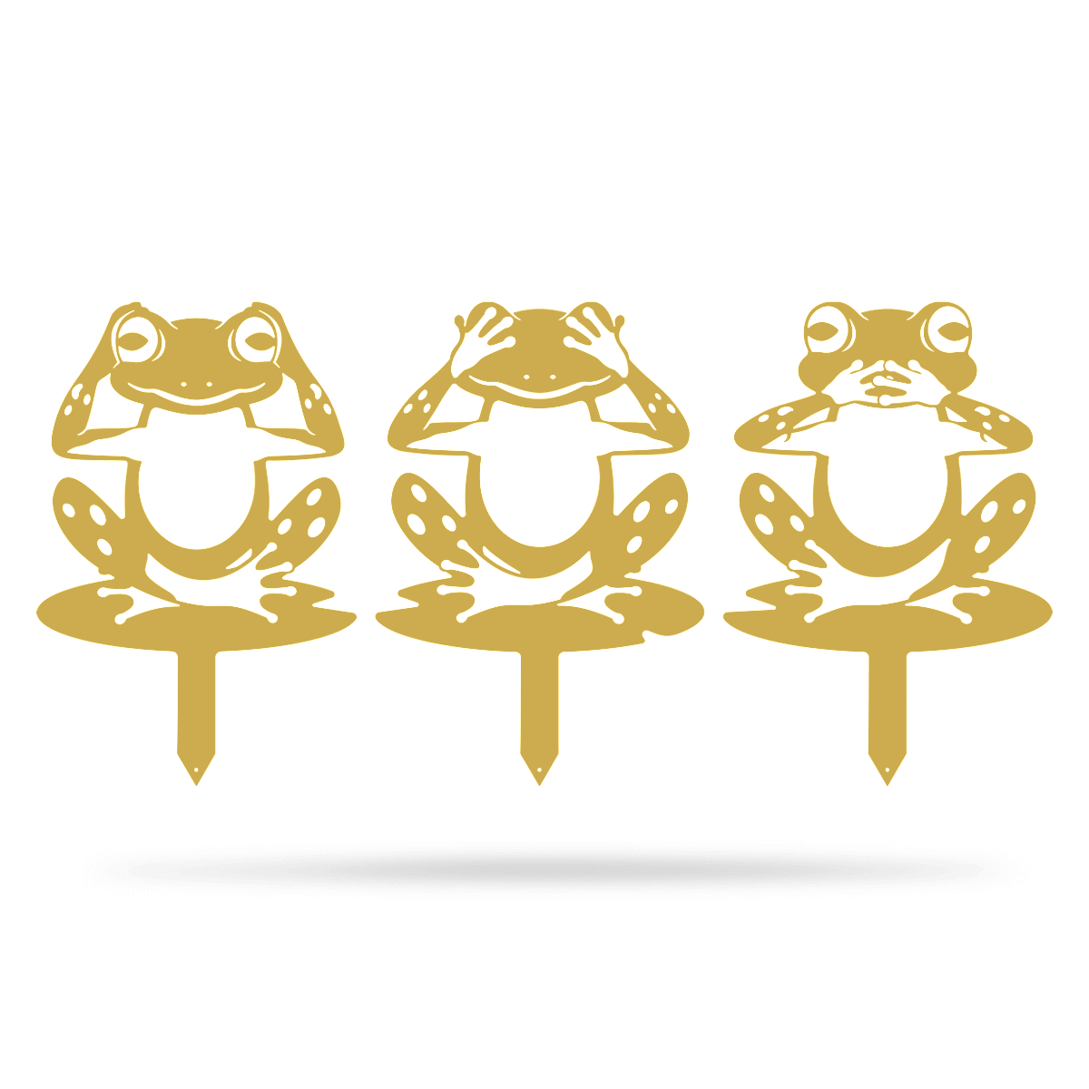 Garden Art - Frogs 3 Pack-EchoDecor