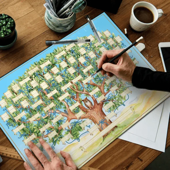 🔥Hot Sale 50% Off-Family Tree Chart Diy Gift