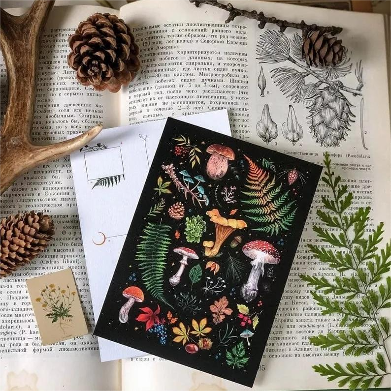 🦋 2023 Dark Forest Lunar Calendar 🦌 Mysterious Animals Calendar-EchoDecor