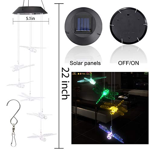 Solar-Powered Dragonfly Lights-EchoDecor