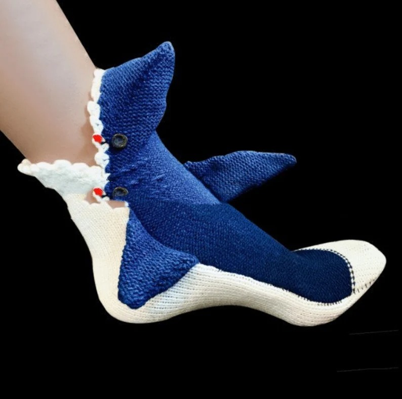 (💝Christmas Sale 50% OFF!!)-3D Knit Crocodile Socks-EchoDecor