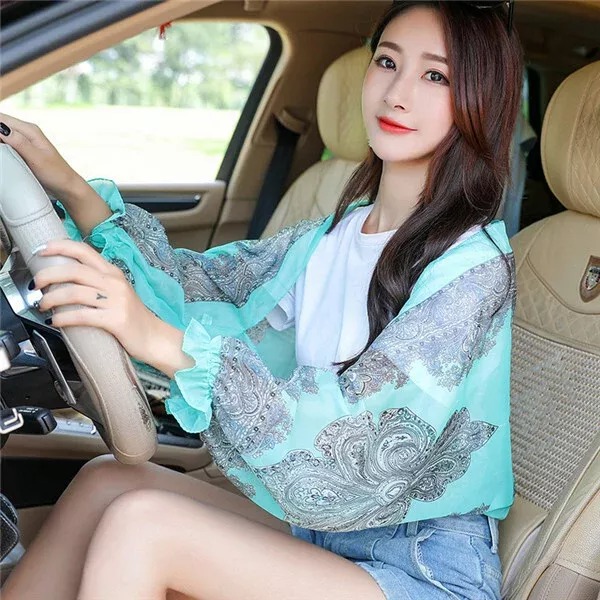 🔥2023 Summer Hot Sale-Driving/Traveling UV-Protective Shawl For Ladies-EchoDecor