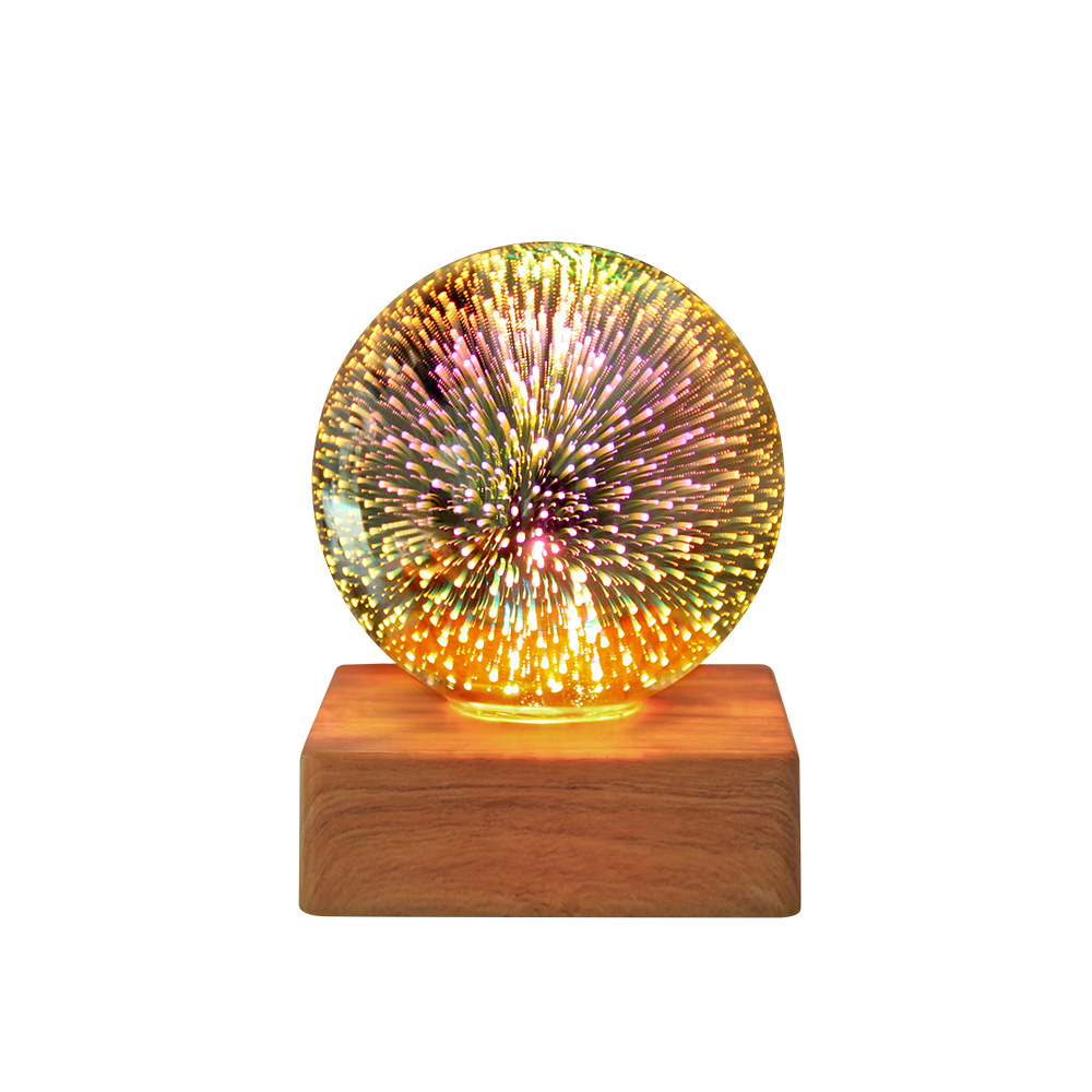 🌟Colorful LED Crystal Ball Night Lamp-EchoDecor