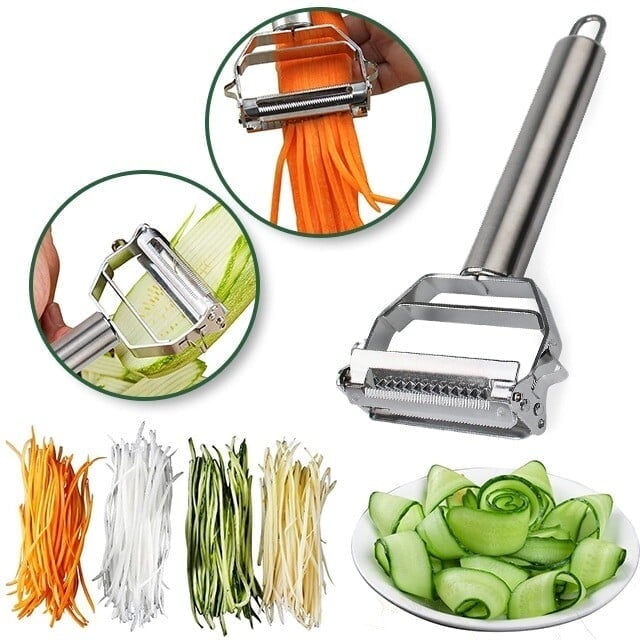 🔥Last day 44% OFF -Stainless Steel Multifunctional Peeler-EchoDecor