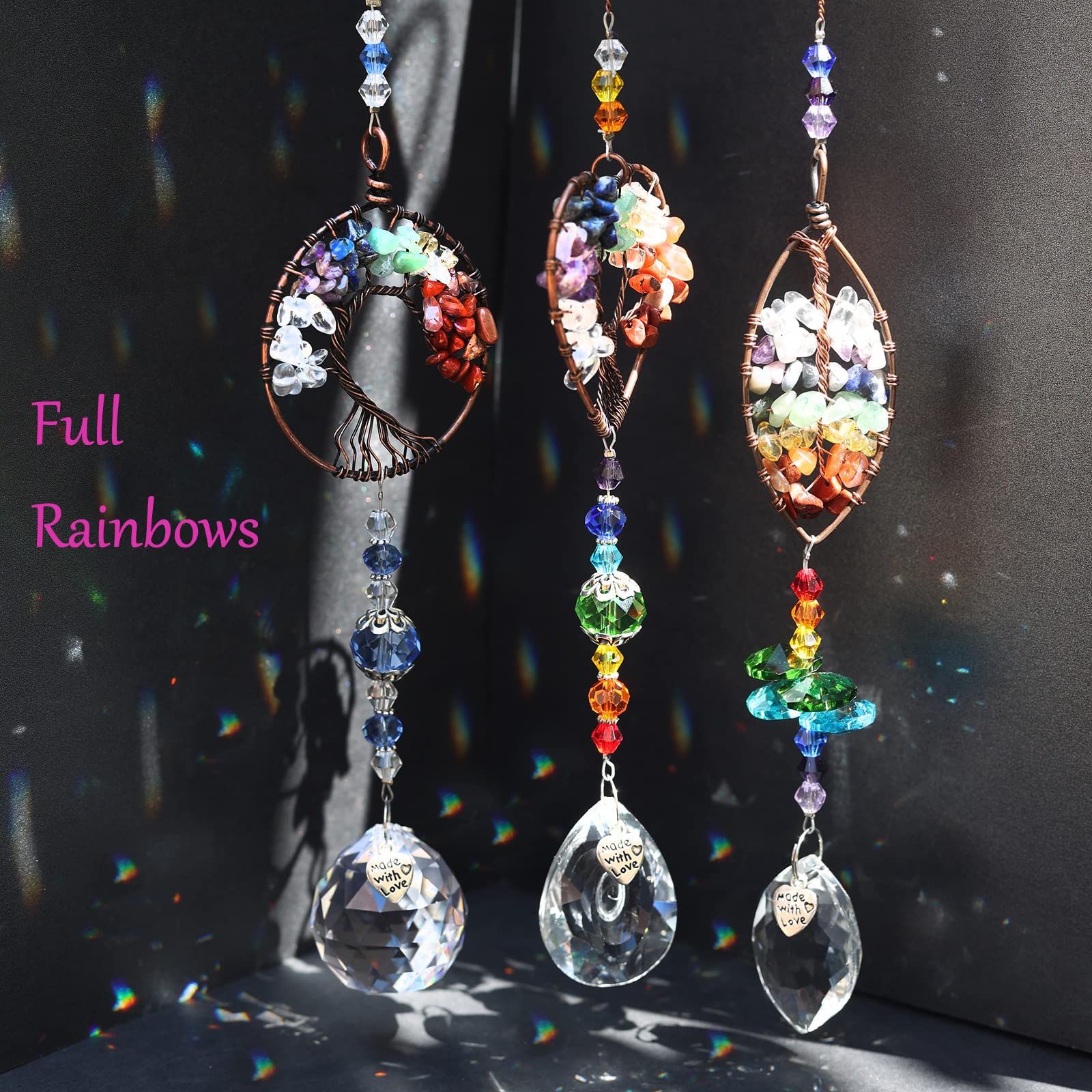 🌈 Crystal Rainbow Window Suncatcher-EchoDecor